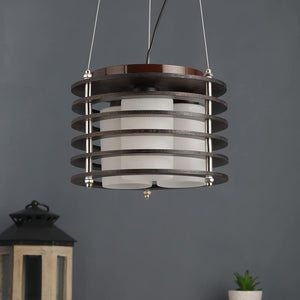 ELIANTE Wood Chandelier Brown for Living Room, Bedroom, Dining Room, Kitchen | by Jainsons Lights