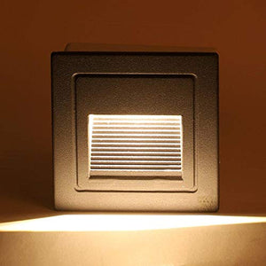 ELIANTE - Grey Metal Foot Light - 32723-WW-GREY-BODY-OUTDOOR - by Jainsons Lights - Inbuit LED | by Jainsons Lights