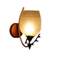 ELIANTE Dorada Gold Metal Wall Light by Jainsons Lights - 009-1W-GD-WH-JSL | by Jainsons Lights