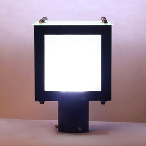 ELIANTE Black Iron Base Frost Acrylic Shade Gate Light - Lite-House-Gl - Inbuilt LED | by Jainsons Lights