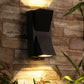Grey Metal Outdoor Wall Light -42103-WW - Included Bulb