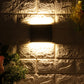 Black Metal Outdoor Wall Light 42105-WW-BK-UP-DN