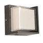 Eliante Precioco Grey Aluminium Outdoor Wall Lights 4230-BB-WW