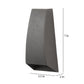 GreyMetal Outdoor Wall Light 42415-WW-GY-UP-DN