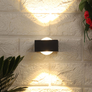Grey Metal Outdoor Wall Light - 42428 - Included Bulb