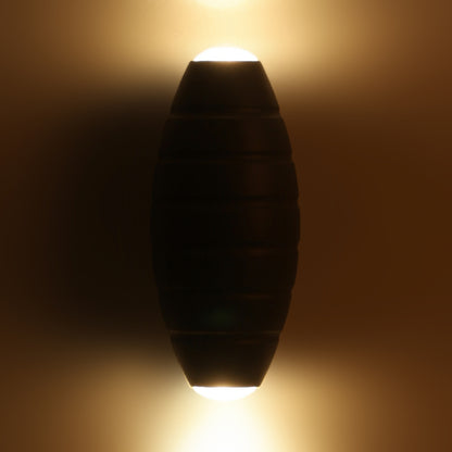 Grey Metal Outdoor Wall Light 42453-6W-UP-DN