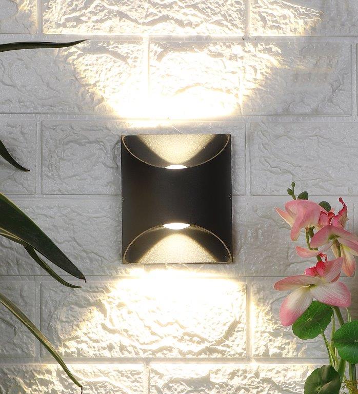 Eliante Amour Grey Aluminium Outdoor Wall Lights 42472