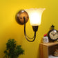 Antique Brass Metal Wall Light - JMSF-427-1w - Included Bulb