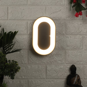 Grey Metal Outdoor Wall Light - 42803-12WW - Included Bulb