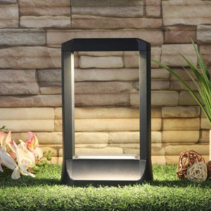ELIANTE Grey Iron Gate Light- 447-GL-LED-WW - Inbuilt LED