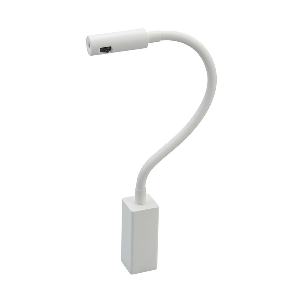 Flexible Gooseneck Wall Light – White