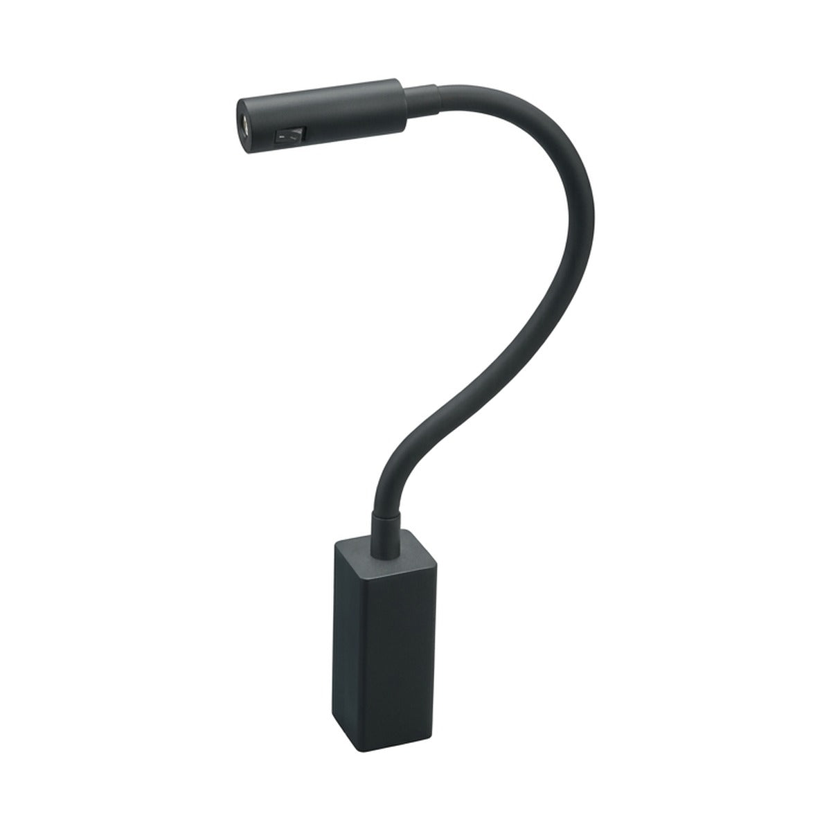 Flexible Gooseneck Wall Light – Black