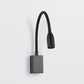 Flexible Gooseneck Wall Light – Black