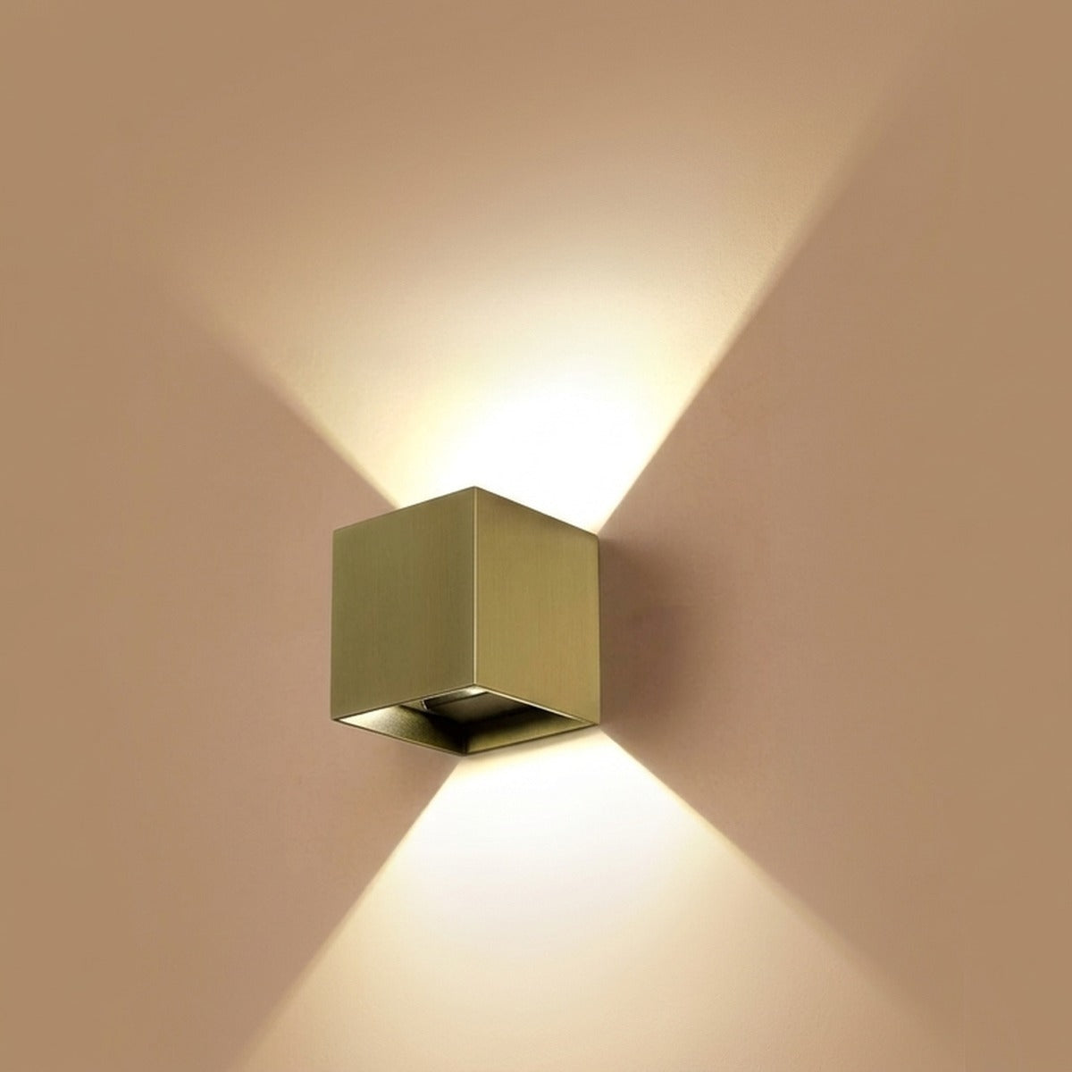LED Up-Down Wall Light – Antique Brass
