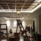 Contemporary Heritage Lantern Chandelier with Warm Gold Finish