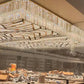 Modern Luxury Crystal Ceiling Chandelier with Artistic Geometric Detailing