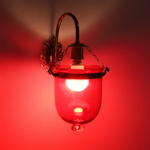 GOLD Brass Wall Light -5"-BELLJAR-1W - Included Bulb