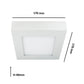 12w Square Smd Led Surface Panel 5018