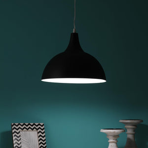 ELIANTE Black Metal Hanging Lights for Home, Office, Bedroom, Drawing Room & Lobby- Without BULB-M-4-HL-BK-WH | by Jainsons Lights