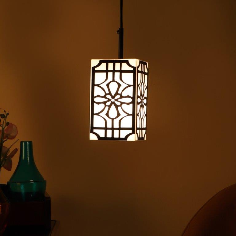 ELIANTE BLACK Iron Hanging Lights - E27 holder - 5119-1HL- without Bulb
