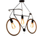 ELIANTE Raven Black Metal Hanging Light by Jainsons Lights - CYCLE-RASSI-3LP-JSL | by Jainsons Lights