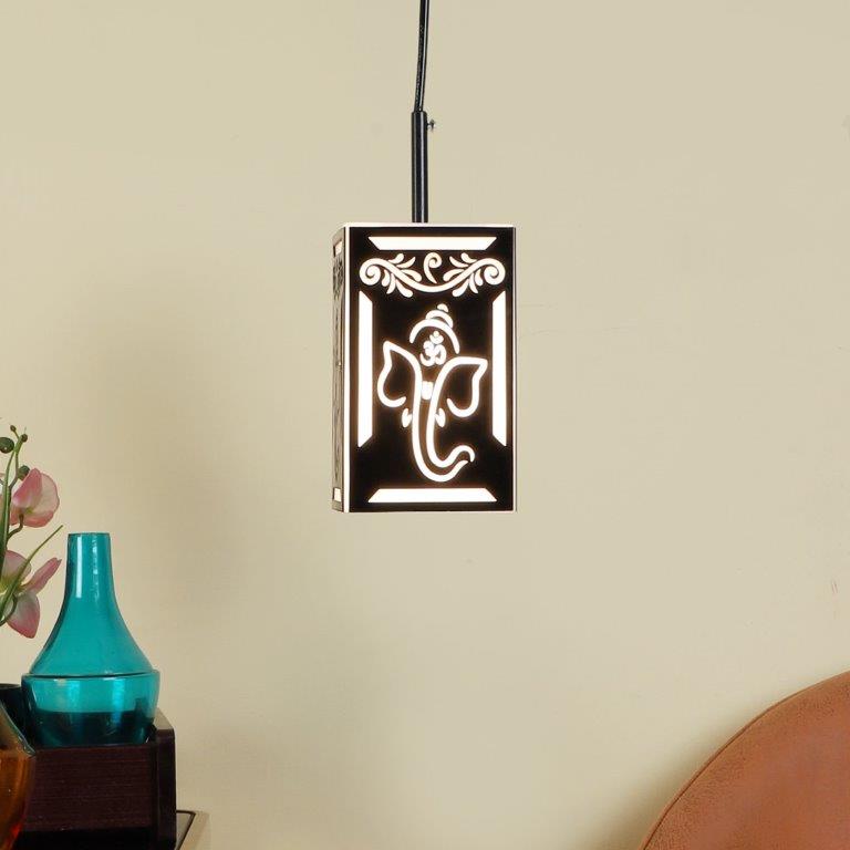 ELIANTE BLACK Iron Hanging Lights - E27 holder - 5121-1H- without Bulb
