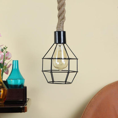 ELIANTE BLACK Iron Hanging Lights - E27 holder - 5123-1H- without Bulb