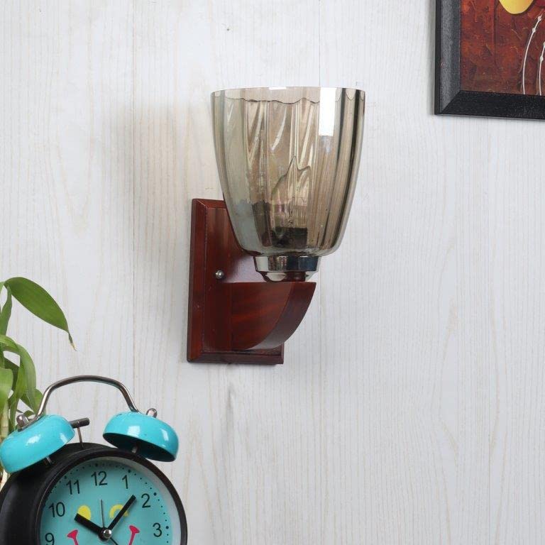 ELIANTE Wellit BrownWellit woodWellit Wall LightsWellit -M-2226-1W - Without Bulb | by Jainsons Lights