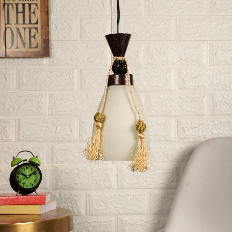ELIANTE Marrón Metal Hanging Light Brown for Living Room, Bedroom, Dining Room, Kitchen | L-89-1LP