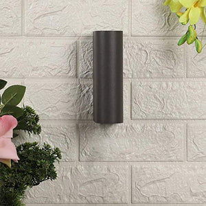 ELIANTE - Grey Metal Outdoor Wall Light Outdoor Lighting | - 42446-WW-GY-DU+DN - by Jainsons Lights - Inbuit LED | by Jainsons Lights