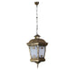 ELIANTE Antique Gold Aluminium Hanging Lights - B22 holder - 5155-1LP- without Bulb