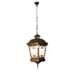 ELIANTE Antique Gold Aluminium Hanging Lights - B22 holder - 5155-1LP- without Bulb