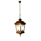 ELIANTE Antique Gold Aluminium Hanging Lights - B22 holder - 5155-1LP- without Bulb