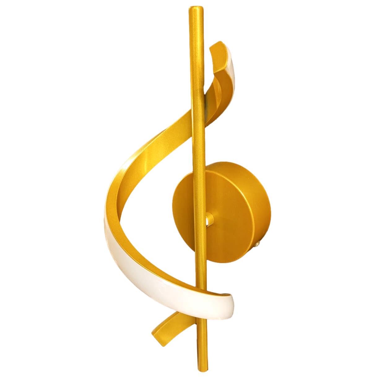 ELIANTE by Jainson Lights | Gold Base Wall Light | Shade | Inbult Led - 3in1 - Warm/Neutral/White | CC-W6319