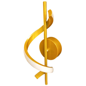 ELIANTE by Jainson Lights | Gold Base Wall Light | Shade | Inbult Led - 3in1 - Warm/Neutral/White | CC-W6319