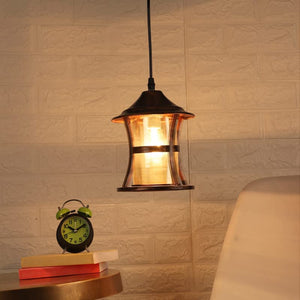 ELIANTE Marrón Metal Hanging Light Brown for Living Room, Bedroom, Dining Room, Kitchen | by Jainsons Lights