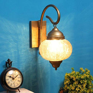 ELIANTE Metal Wall Light Gold for Home for Living Room, Bedroom, Dining Room, Kitchen | by Jainsons Lights