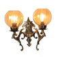 ELIANTE Soothing Antique Brass Aluminium Wall Lights -M-3005-2W - Without Bulb | by Jainsons Lights