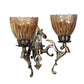 ELIANTE Cumulous Antique Brass Aluminium Wall Lights -M-3003-2W - Without Bulb | by Jainsons Lights