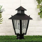 ELIANTE - Black Metal Outdoor Gate Light - CHANDNI-MED - by Jainsons Lights - Without Bulb | by Jainsons Lights