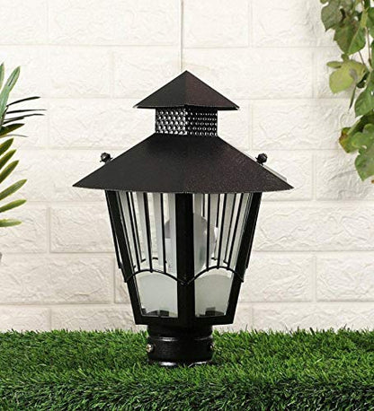 ELIANTE - Black Metal Outdoor Gate Light - CHANDNI-MED - by Jainsons Lights - Without Bulb | by Jainsons Lights