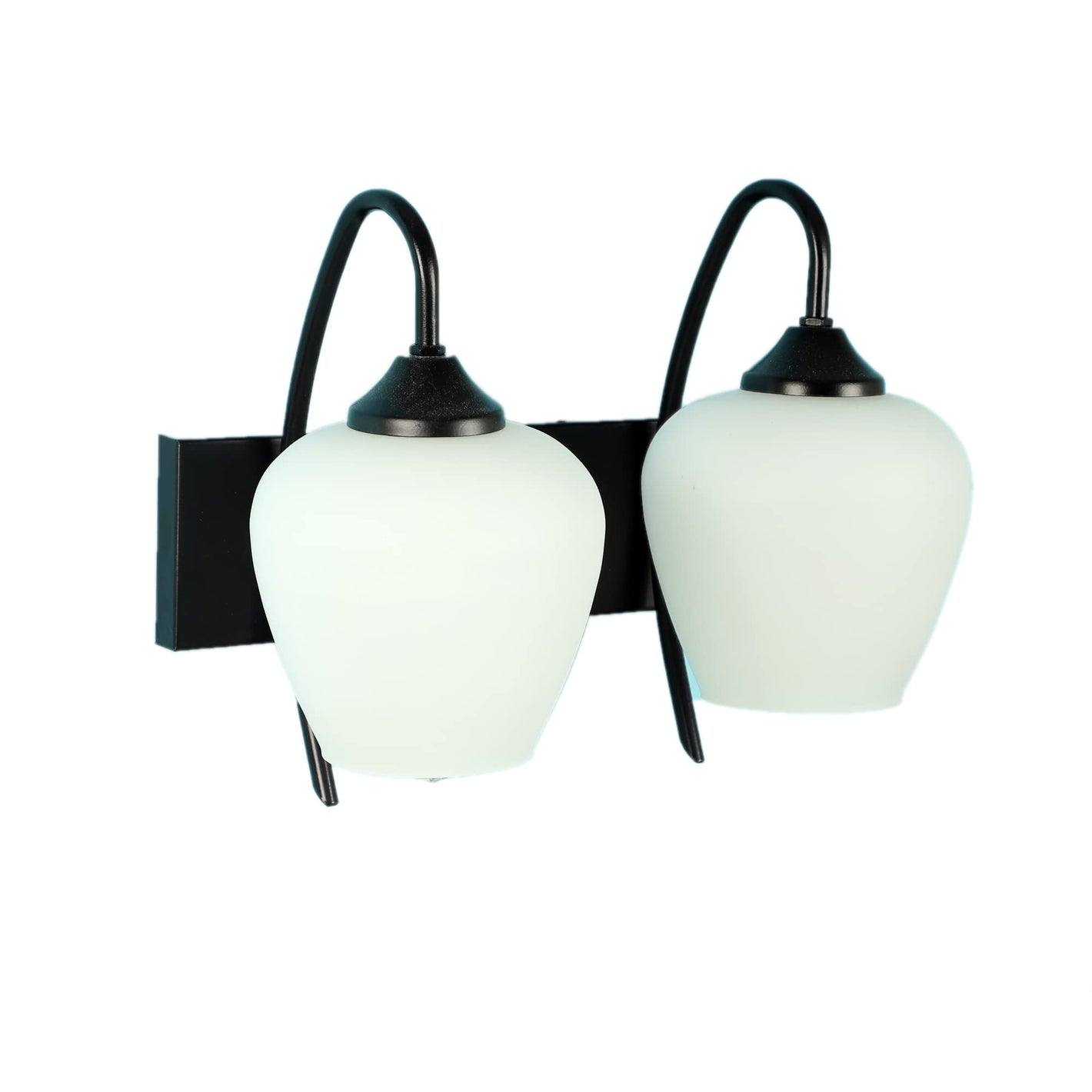 ELIANTE Bluish Black Iron Wall Lights - Z-498-2W | 3 Years Warranty | Free - LED LAMP