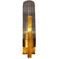 ELIANTE by Jainson Lights | Metal Gold Base Wall Light | Clear Glass Shade | E27 Holder | Without Bulb | CC-Bono-8 | Wall Lights for Home Decoration