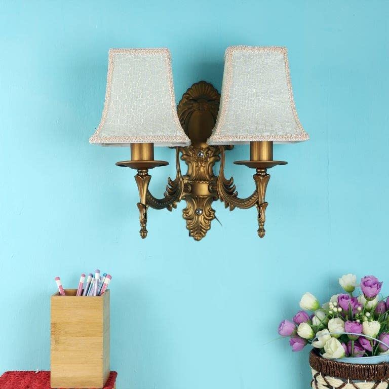 ELIANTE Pleasant Wood Wall Lights Gold Wall Lamp for Living Room, Bedroom, Dining Room, Kitchen | by Jainsons Lights