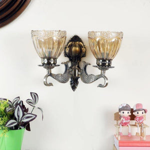 Eliante Excedded Wall Light – Antique Brass, Aluminium (JS-1212-2W)