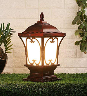 ELIANTE - Red Diecasting Outdoor Gate Light - Apple-RED - by Jainsons Lights - Without Bulb | by Jainsons Lights