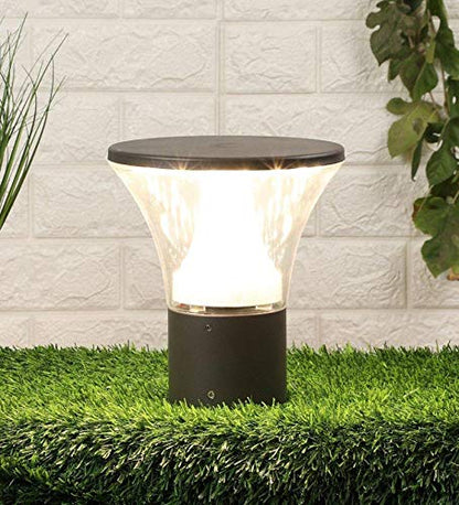 ELIANTE Metal Outdoor Gate Light Grey for Living Room, Bedroom, Dining Room, Kitchen | by Jainsons Lights