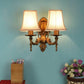 ELIANTE Pleasant Wood Wall Lights Gold Wall Lamp for Living Room, Bedroom, Dining Room, Kitchen | by Jainsons Lights