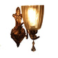 ELIANTE Iron Wall Lights Antique Brass for Living Room, Bedroom, Dining Room, Kitchen | M-7006-1W-JSL