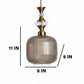 ELIANTE Povque Iron Hanging Light Vintage Decorate Hanging Lamp for Farmhouse Living Room Bedroom Corridor up to 3 years warranty by Jainsons Lights - with LED Lamp(s) Included - JS-1322-HL-SMOG